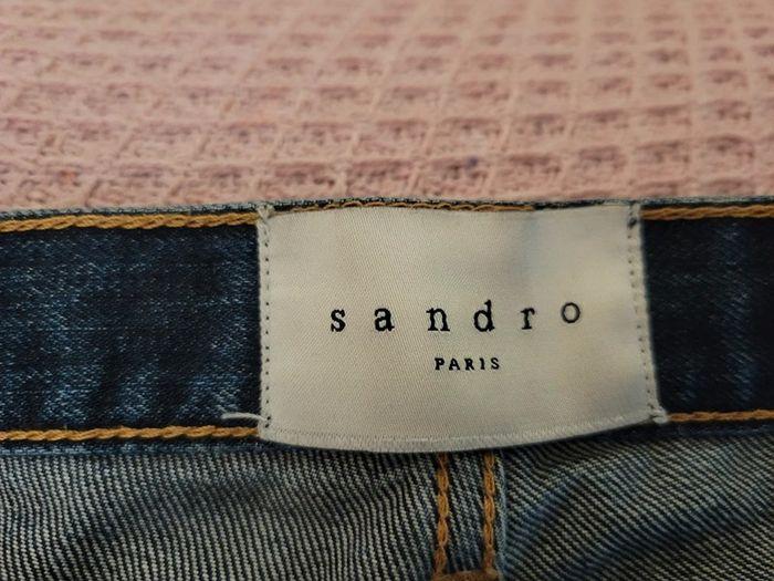 Jeans coupe droite Sandro marine taille W29 | FR 38 - photo numéro 5