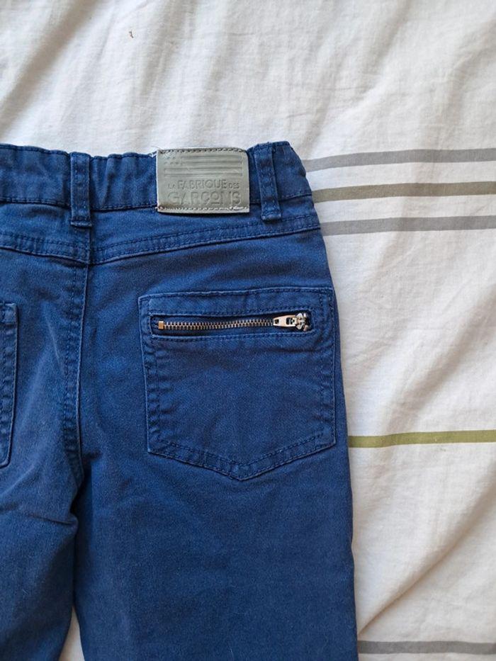 Pantalon garçon bleu La Fabrique des Garçons 8 ans - photo numéro 7