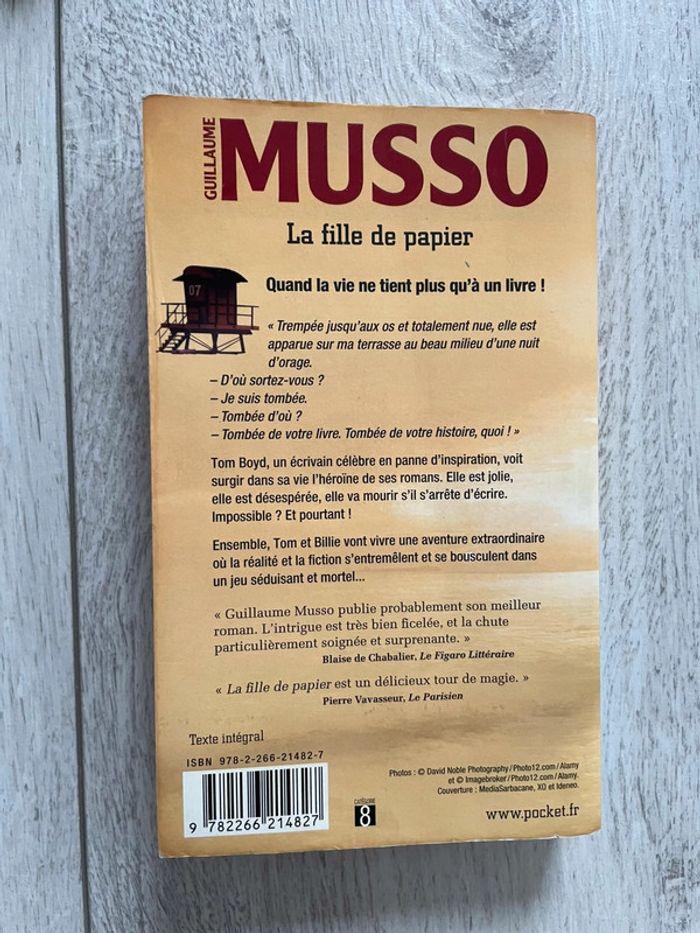 Livre La fille de papier de Guillaume Musso - photo numéro 3