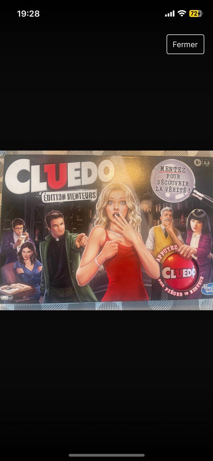 Jeux de société cluedo édition menteur neuf