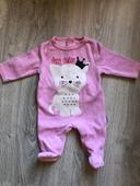 Pyjama velours bébé