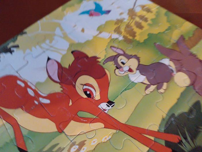 1991 puzzle Nathan Bambi Disney panpan forêt 45 pièces vintage ancien - photo numéro 15