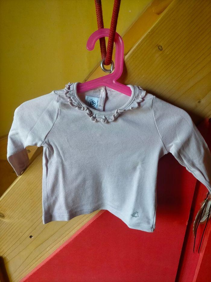 Joli tee shirt Petit Bateau 12 mois - photo numéro 1