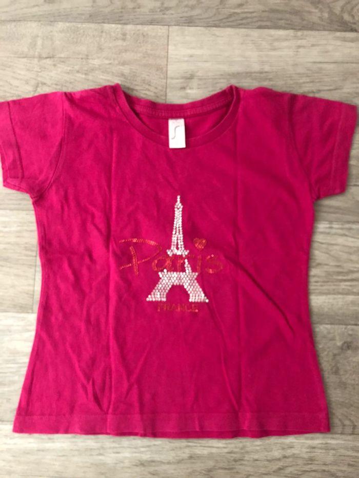 Lot t shirts manches courtes fille 6 ans - photo numéro 8