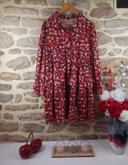 Robe manches bouffantes à volants multicolore Femme taille 52 marque Boohoo 🍓