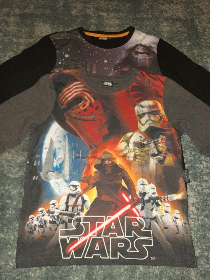 Lot de 2 tee-shirt star wars jumeaux - photo numéro 1