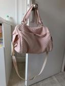 Sac à langer multipoches vertbaudet rose poudré