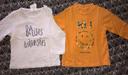 Lot de 2 t-shirt bébé garçon taille 9 mois !