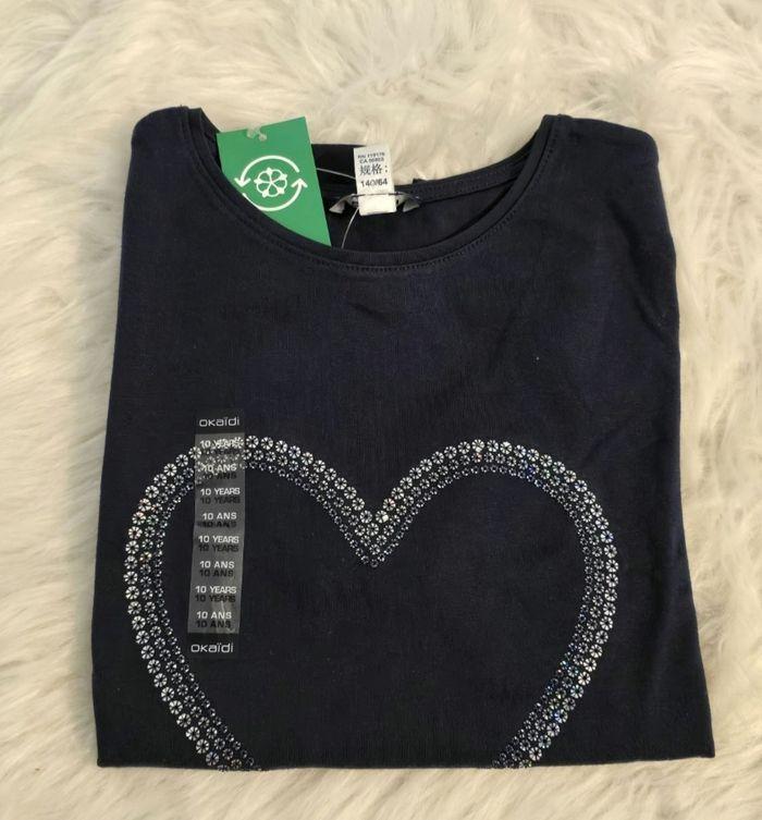 Neuf (non porté) 🤩😍🩷🩷teeshirt ml 10 ans fille 🩷🩷🤩😍 - photo numéro 3