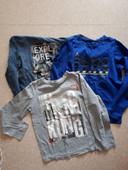 Lot 3 tee shirts manches longues