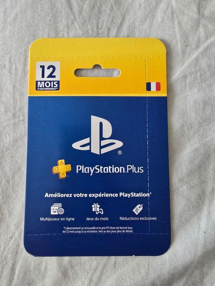 Abonnement playstation plus 12 mois neuf