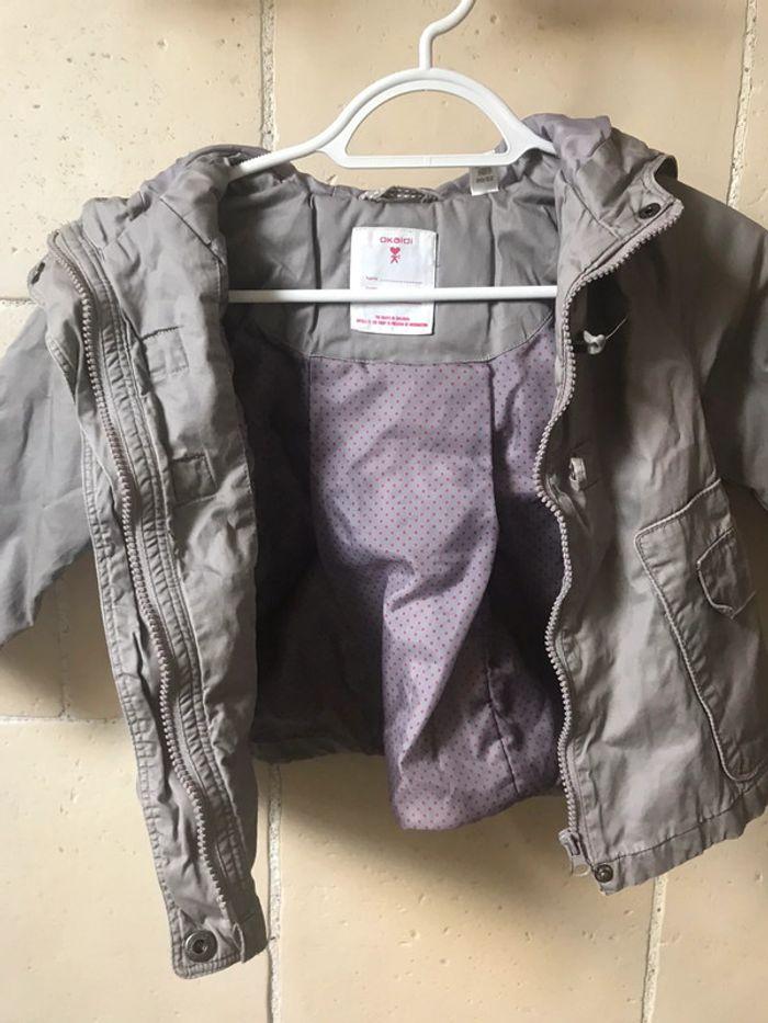 Manteau 3 ans gris fille okaidi - photo numéro 4