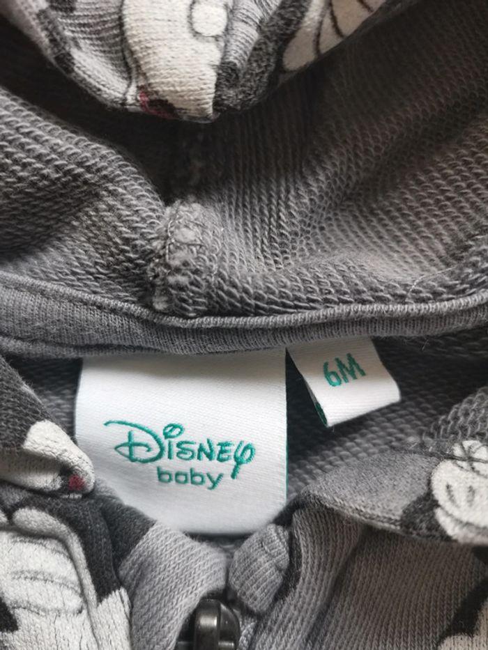 Veste zippée Mickey 6 mois - photo numéro 3