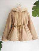 Parka beige cintrée à capuche Shein Ezwear Taille L - 40/42