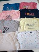 Lot de 8 t-shirts fille 10 ans et 1 gratuit be