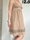 Robe été beige Promod taille 38 💖