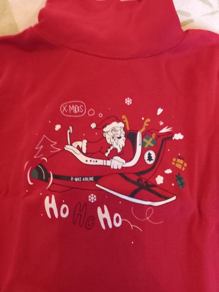 Magnifique sous-pull rouge Noël 10 ans - photo numéro 2