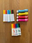 Lot de Feutres Marqueurs premier âge Djeco Crayola TBE