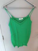 debardeur Promod vert taille M