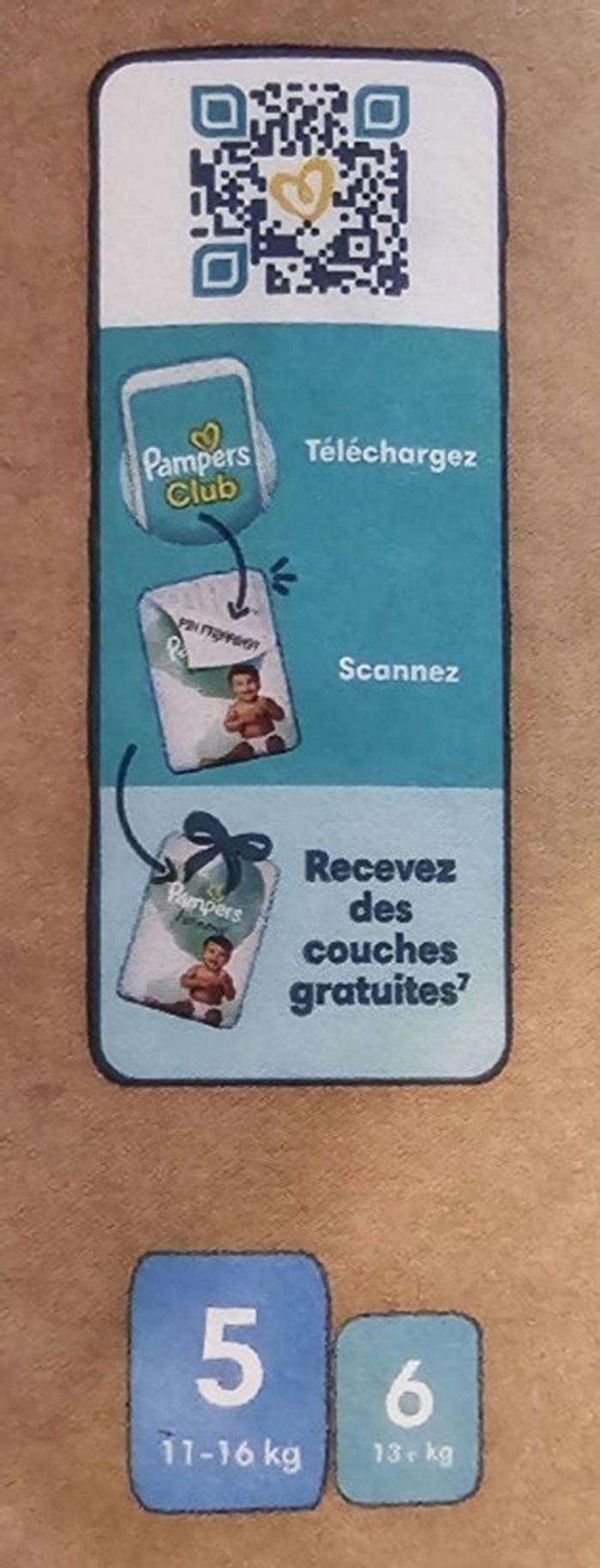 Couches Pampers Harmonie Taille 4 - de 9 à 14 kg - photo numéro 9