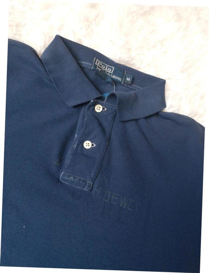 Polo bleu Ralph Lauren taille M - photo numéro 5