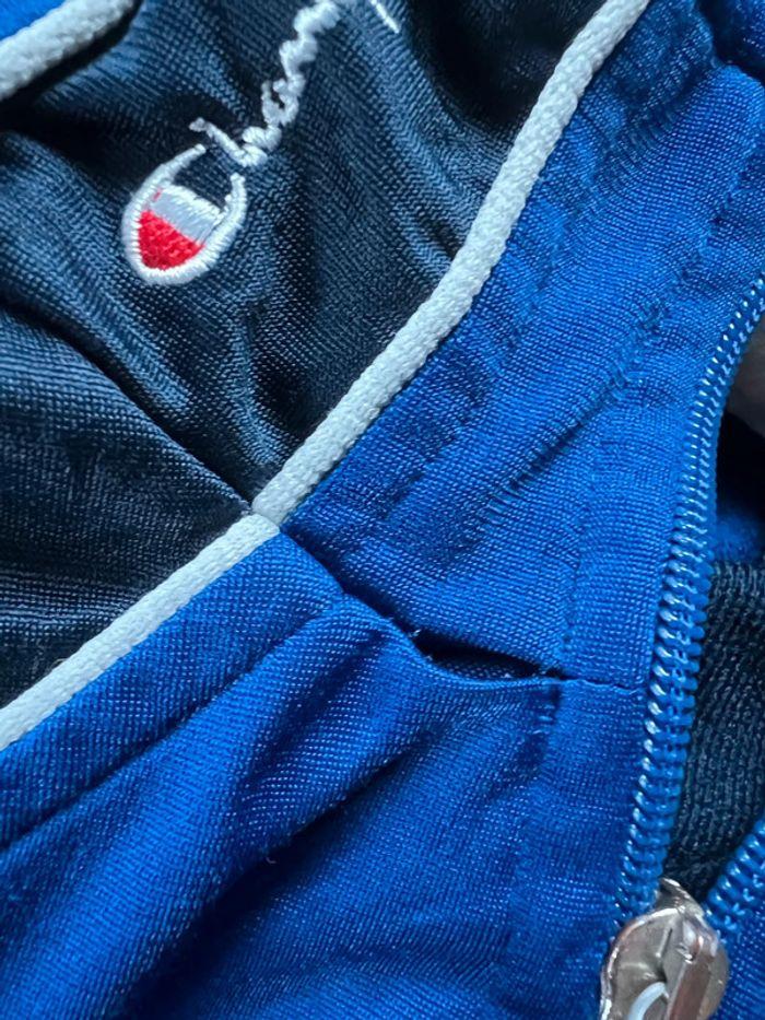 👕 Veste de Sport Champion Vintage 00’s logo brodé Bleu Marine Taille XXL 👕 - photo numéro 19