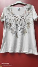 Tee shirt blanc original L