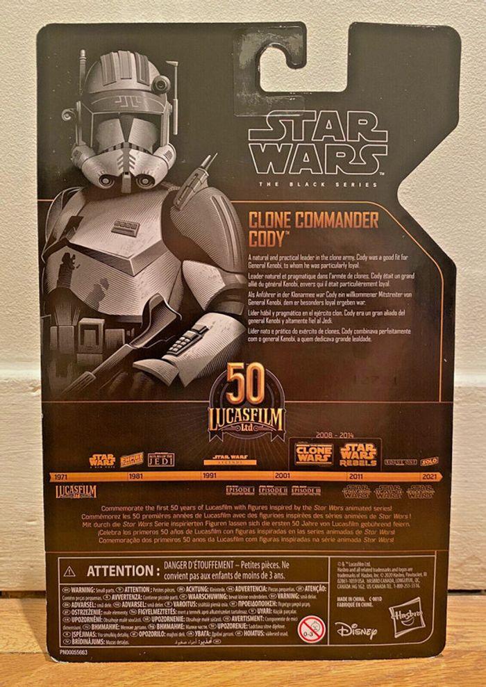 Star Wars The Clone Wars - Clone Commander Cody & Gree - The Black Series - photo numéro 3