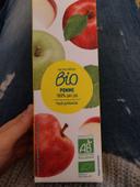 Monoprix bio pomme 100 % pur jus 1litre