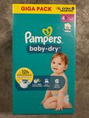 Pampers Baby-Dry Taille 4+ x 132 couches