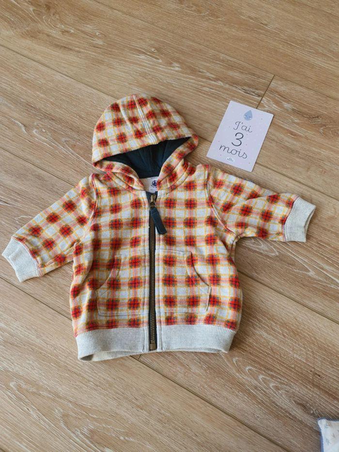 Gilet petit bateau 3 mois - photo numéro 1