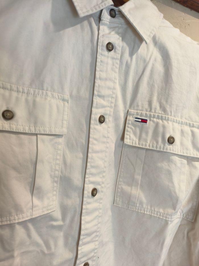 Chemise jean beige Tommy Hilfiger M - photo numéro 2