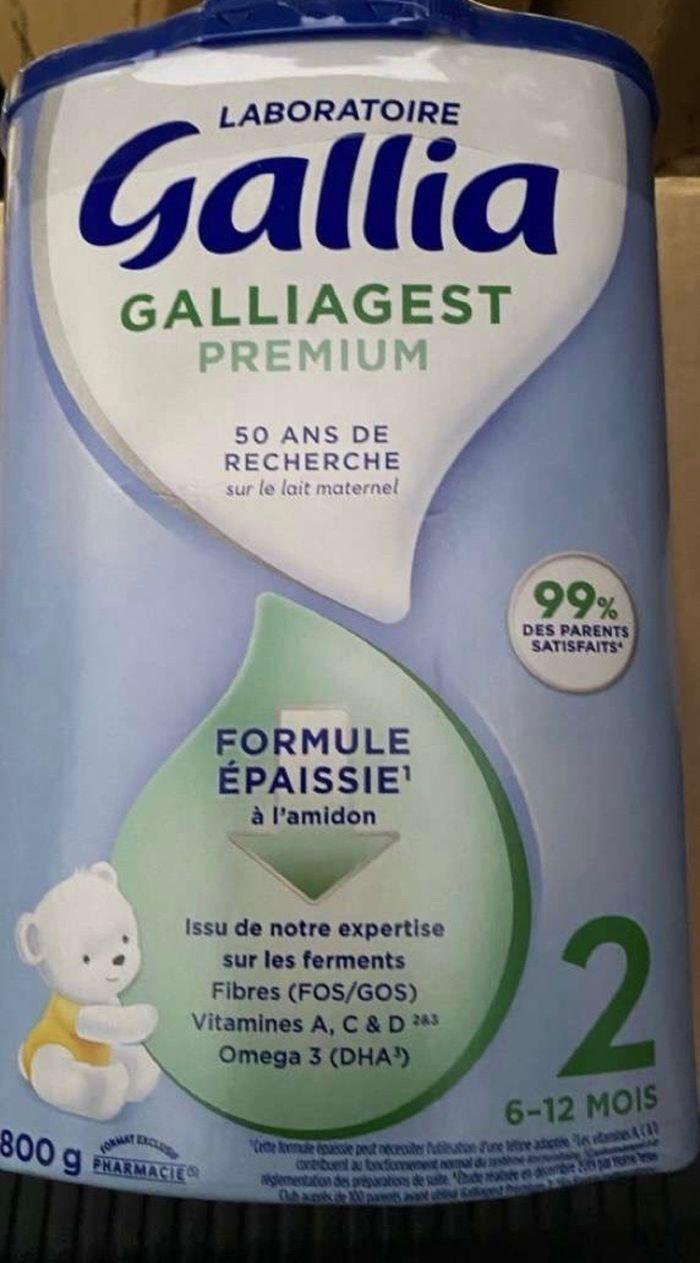 Gallia gest lot de 4 boîte de 800g