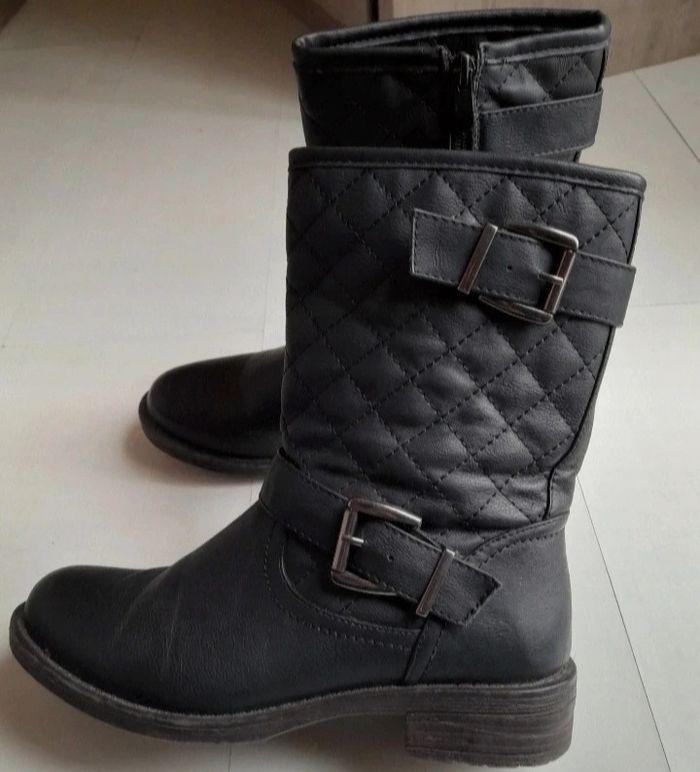 Bottines style  motard pointure 37 - photo numéro 4