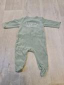 Pyjama velours vert - Kiabi - 6 mois