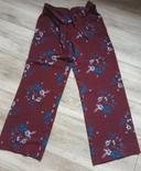 Pantalon large bordeau