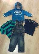 ENS. GARCON 12 mois (80) - SALOPETTE - TEE SHIRT - POLO -  SWEAT -