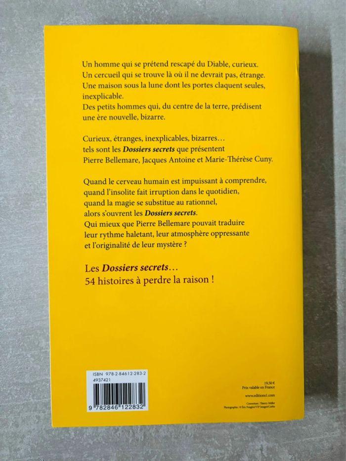 Livre broché Dossiers secrets Pierre Bellemare neuf - photo numéro 2