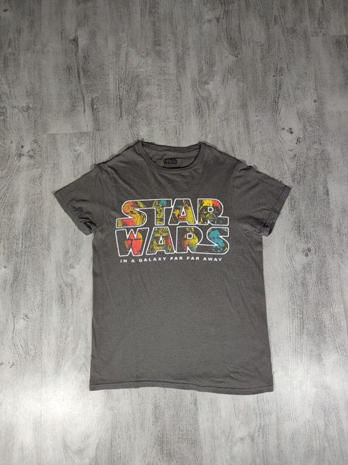 T-shirt Licence Star Wars Lucas Film Vintage Gris Taille S Homme - photo numéro 1