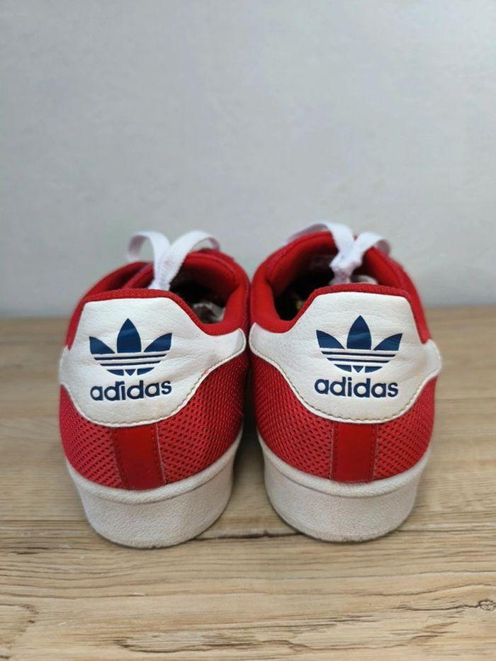 Baskets adidas superstar rouge pointure 44 - photo numéro 6