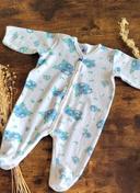 Magnifique Body Pyjama Dors-Bien fleuri Petit Bateau 6Mois Neuf