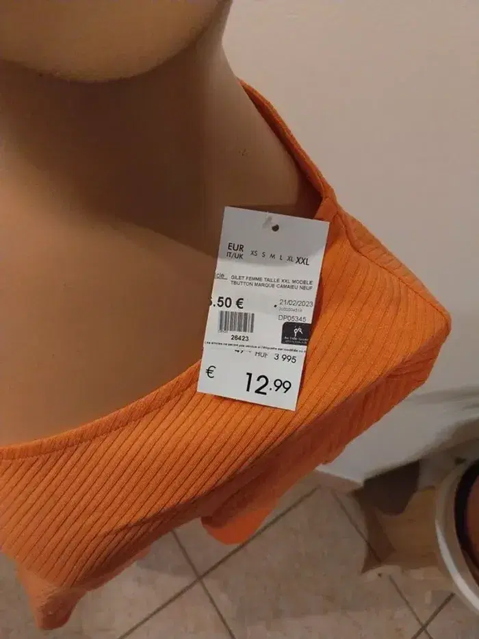 Gilet femme camaïeu taille xxl neuf - photo numéro 3