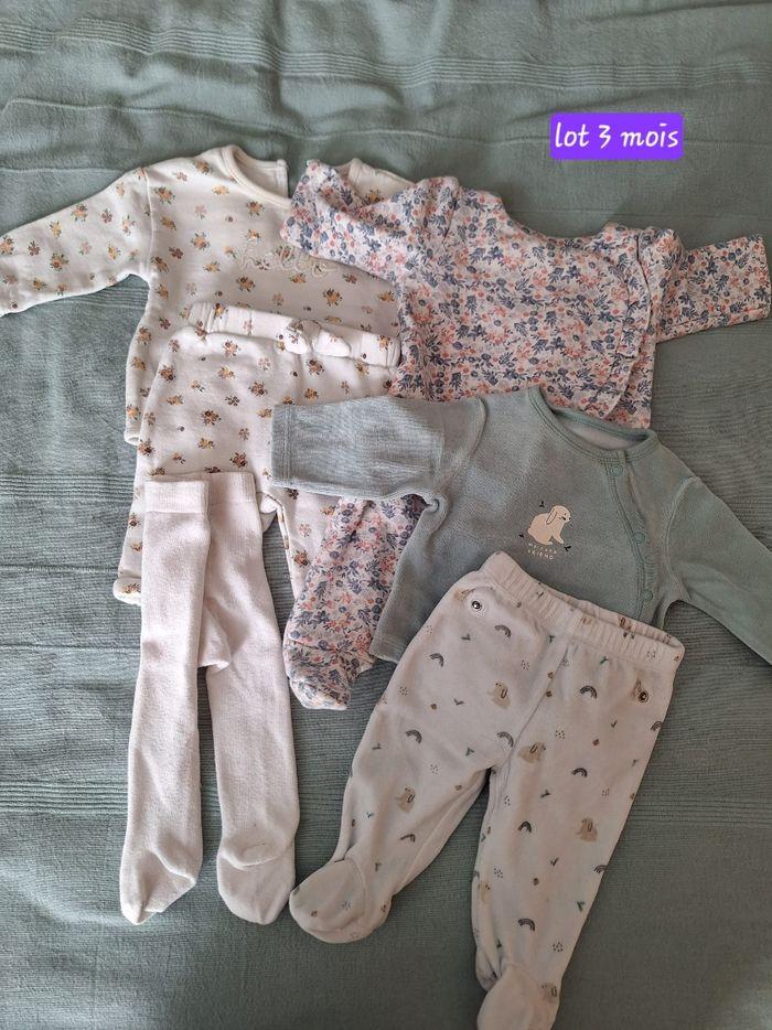 Lot vêtements bébé 3 mois