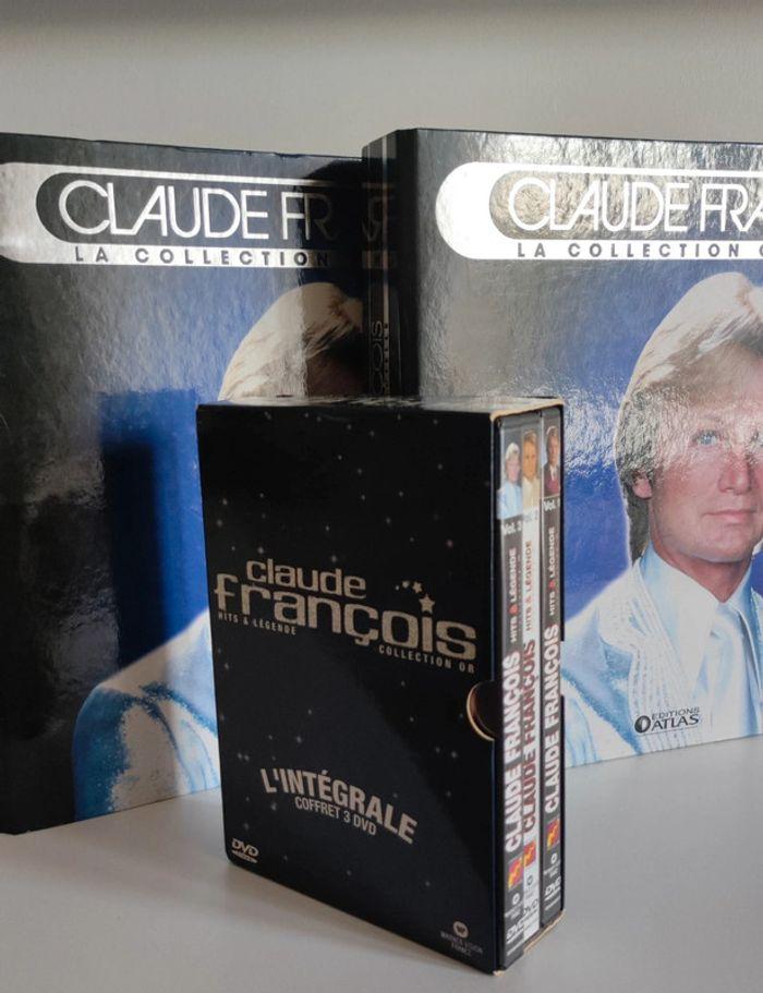 Lot Claude François: 2 classeurs "La collection officielle" + coffret DVD: L'intégrale - photo numéro 2