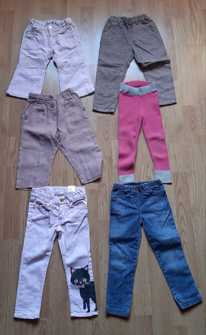 6 pantalons-legging/ 6 broeken-legging - photo numéro 2