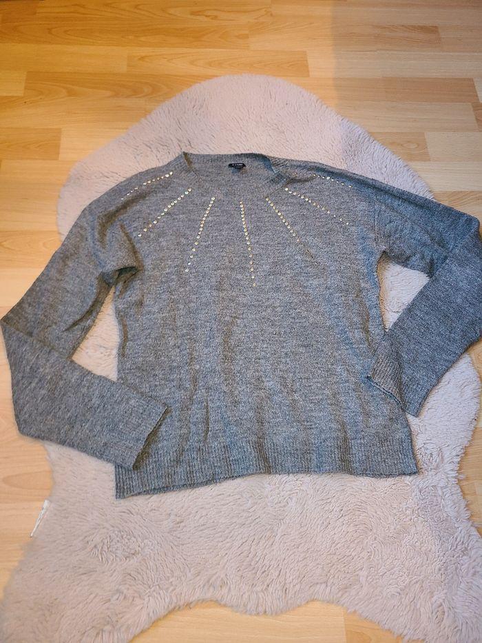 Joli pull gris fille 12 ans - photo numéro 1