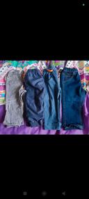 Lot 4 pantalons garçon 18 mois  diverses marques