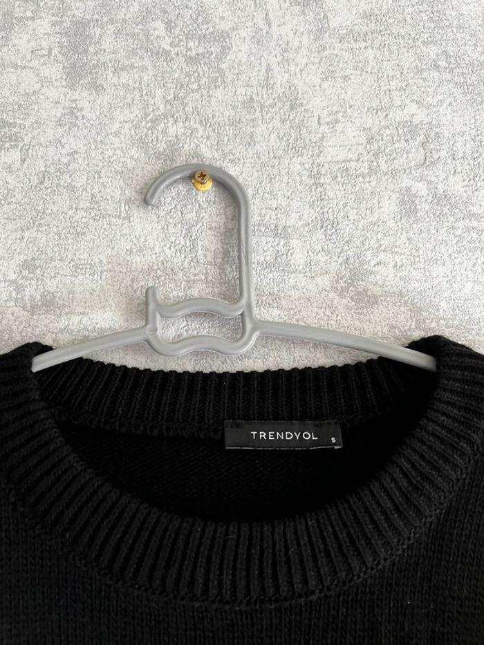 Pull marinière noir et blanc Trendyol Taille S - photo numéro 4