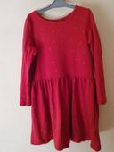 Robe rouge 3-4 ans H&M