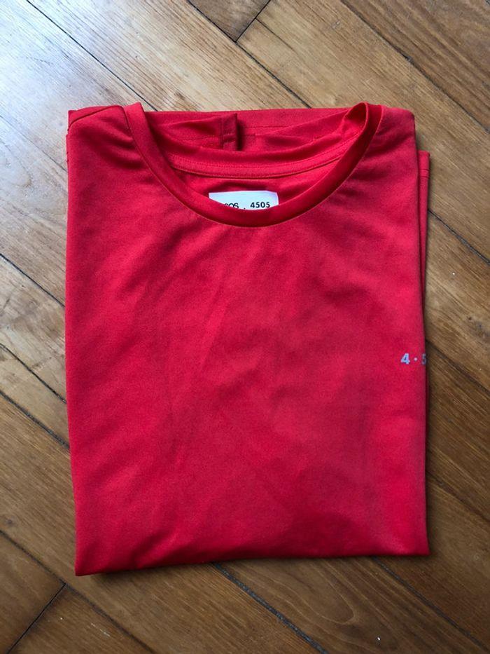 T shirt sport rouge ASOS taille L - photo numéro 3